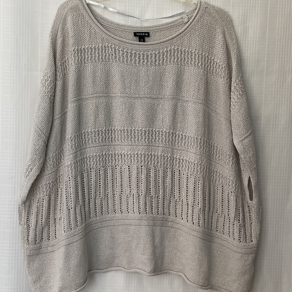 Torrid cream sleeveless sweater. - Picture 1 of 5